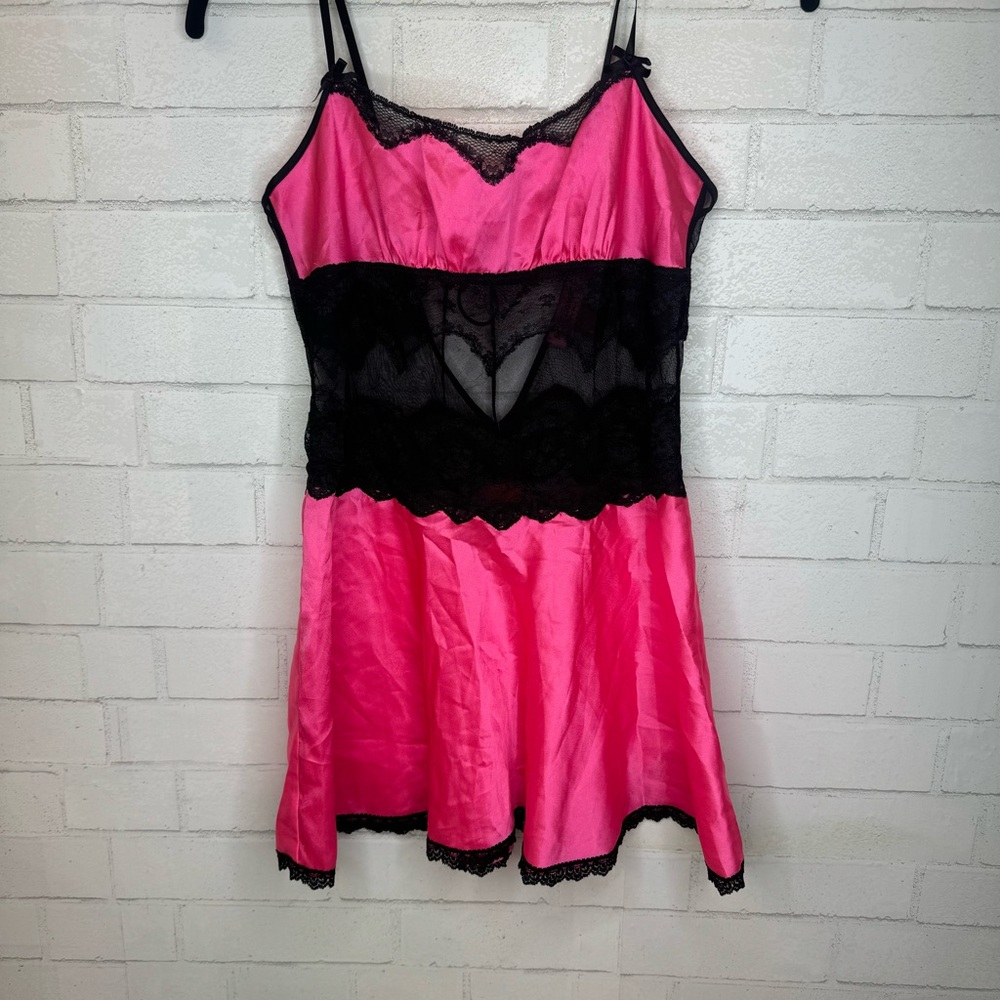 Betsey Johnson satin chemise